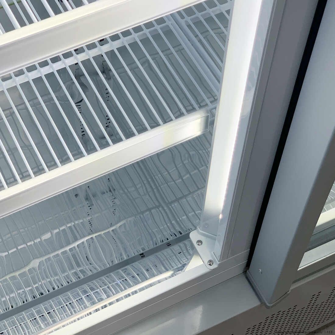 Thermaster Double Door Supermarket Fridge - LG-1000GBM