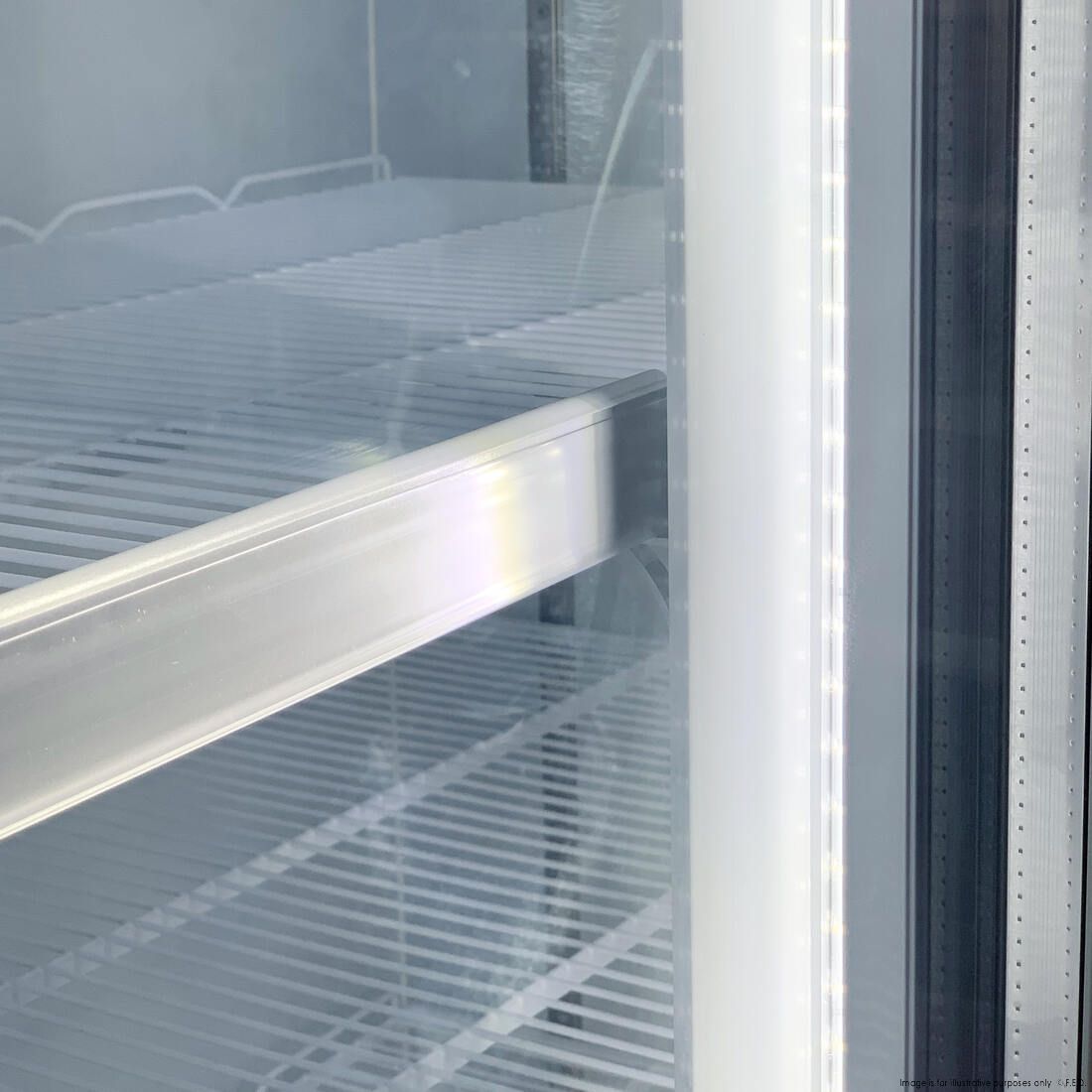 Thermaster Double Door Supermarket Fridge - LG-1000GBM