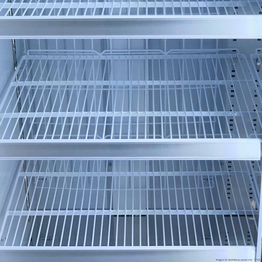 Thermaster Double Door Supermarket Fridge - LG-1000GBM