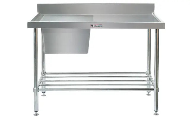 Simply Stainless Single Bowl Sink Bench