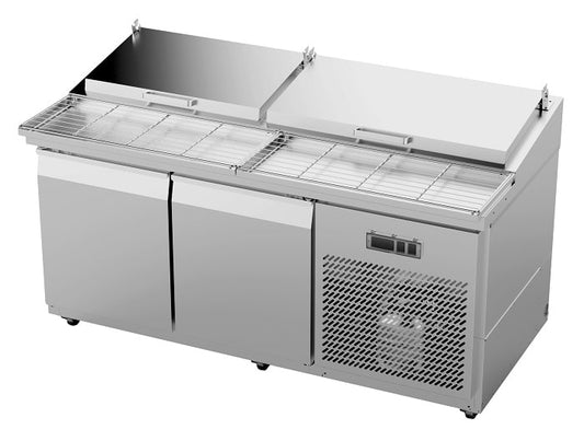 AIREX – AXR.PM.1740 – 2 Solid Door – 9 x 1/3GN – Pizza Prep Fridge