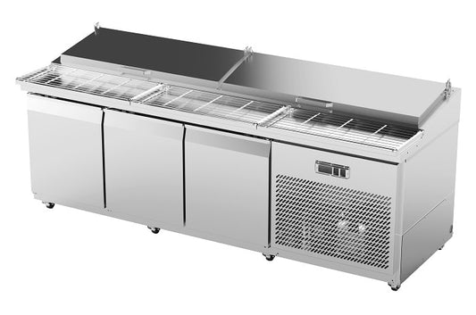 AIREX – AXR.PM.2450 – 3 Solid Door – 13 x 1/3GN – Pizza Prep Fridge