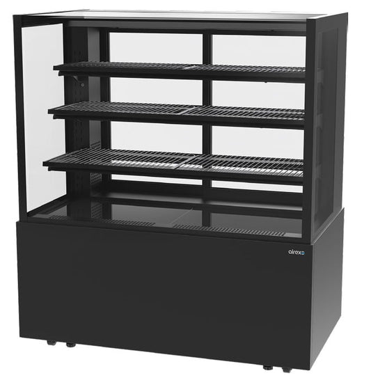 AIREX – AXH.FDFSSQ.12 – 4 Tier / 1200mm – Floor Model – Square Heated Display