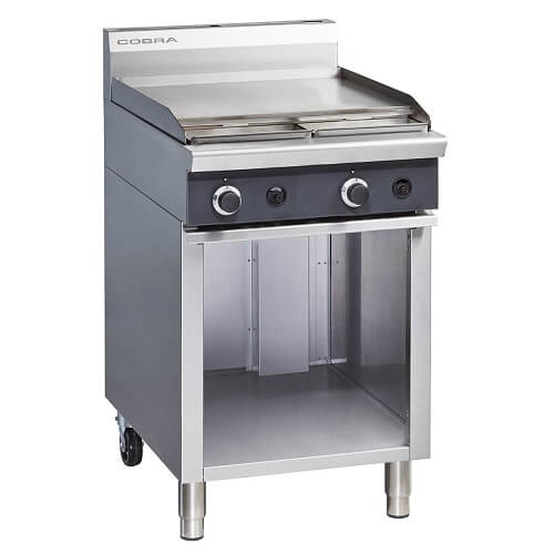 Cobra Gas Griddle With Open Cabinet Base