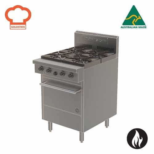 GOLDSTEIN – PF420 – 800 Series – 4 Burner GAS Oven Range