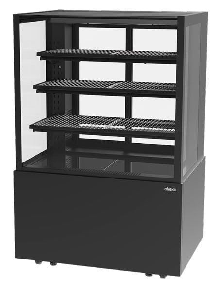 AIREX – AXH.FDFSSQ.09 – 4 Tier / 900mm – Floor Model – Square Heated Display