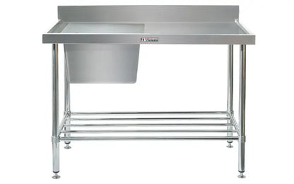Simply Stainless Single Bowl Sink Bench