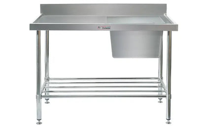 Simply Stainless Single Bowl Sink Bench